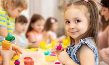 Young Girl In Preschool