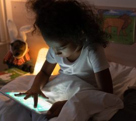 Screen time late into the night can negatively impact sleep